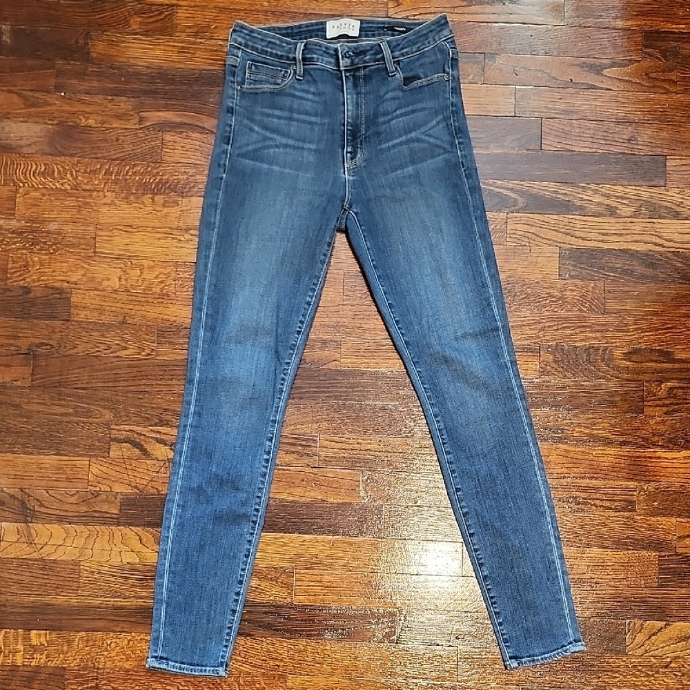 PARKER SMITH Medium Indigo Skinny Jeans